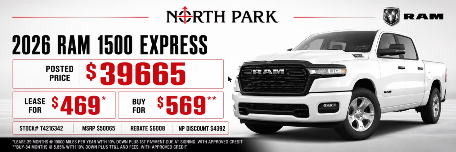 2026 RAM 1500 Express special